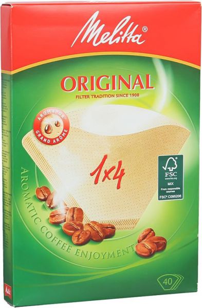 Фильтры для кофе Melitta Original 1х4/40 шт