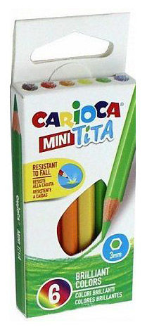 Карандаши цветные Carioca Mini TITA 42322